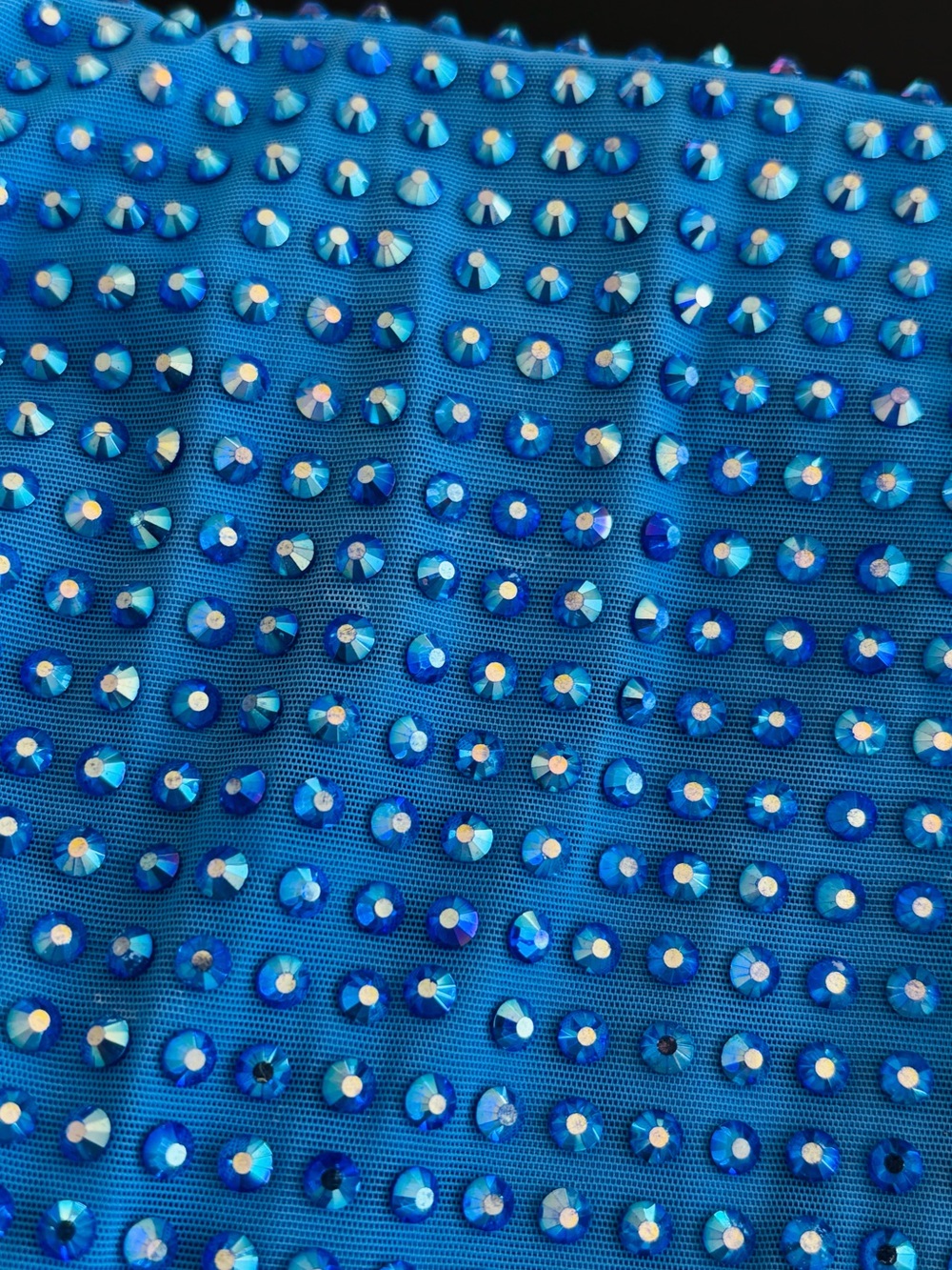 Oh Polly Ines Cobalt Blue Embellished Mini Dress - Picture 12 of 14